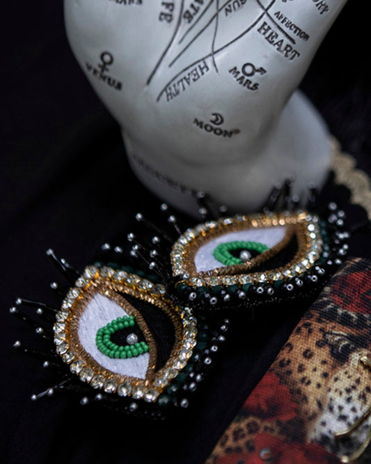 Sacred Eye Broche - grøn