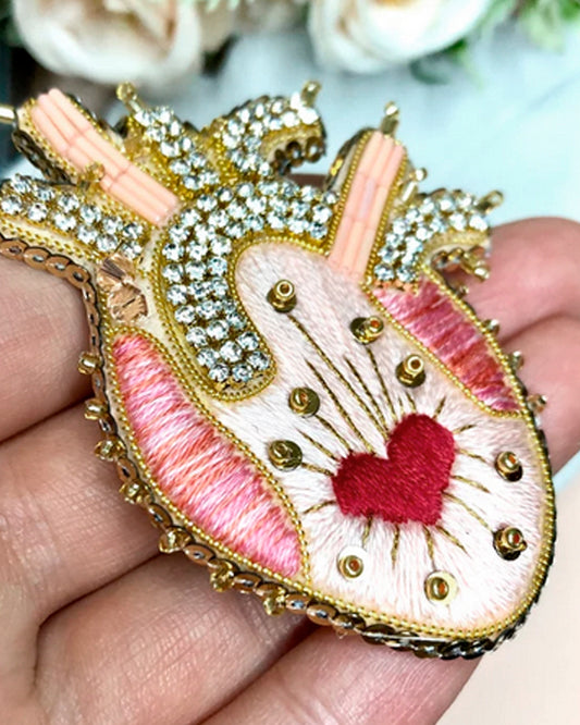 Sacred Heart Broche