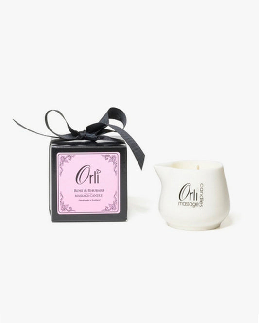 Rose & Rhubarb Massagelys