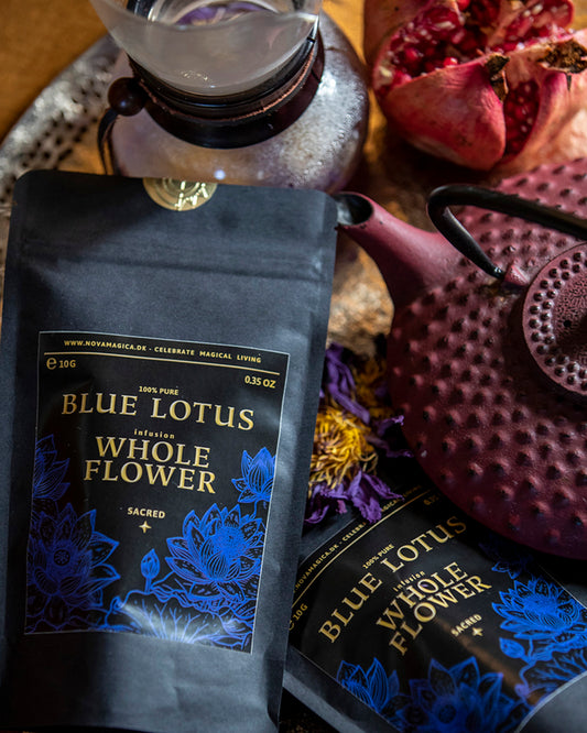 Hele Blå Lotusblomster