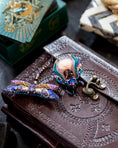 Load image into Gallery viewer, Zircon Cicada Broche

