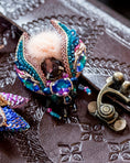 Load image into Gallery viewer, Zircon Cicada Broche

