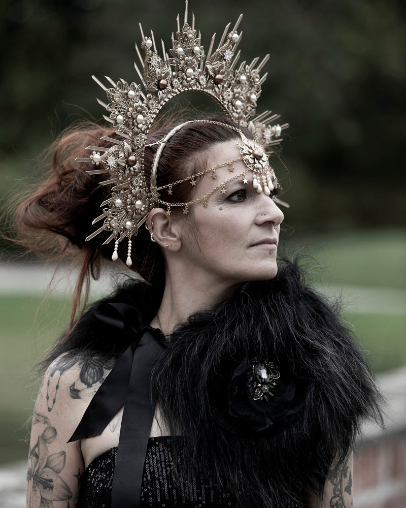 Bijoux Boho Brudekrone
