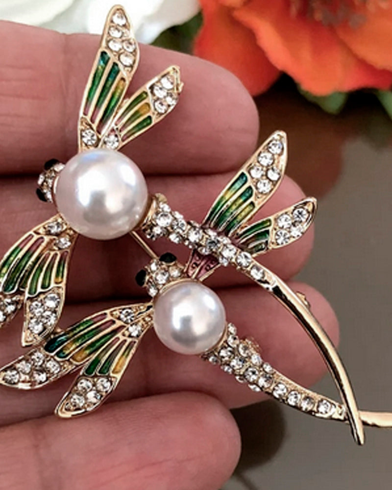 Divine Dragonfly Broche